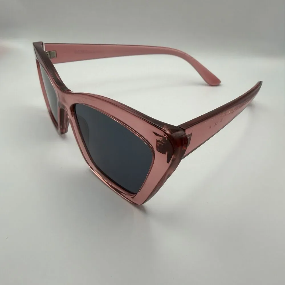 BCBGeneration BG1049 Women’s Cat Eye Sunglasses Pink Frame Gray Tinted UV